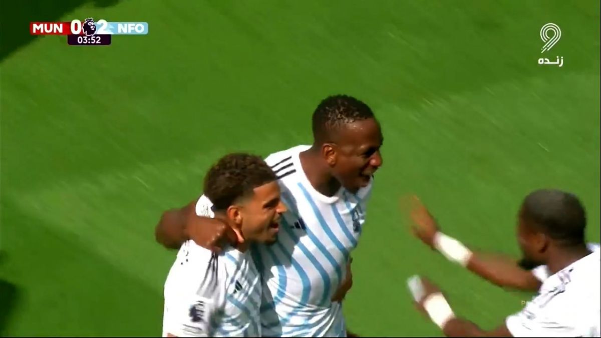 گل دوم ناتینگهام فارست به منچستریونایتد (ویلی بولی)