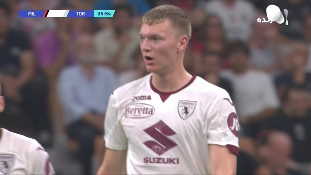 گل اول تورینو به میلان (شورز)