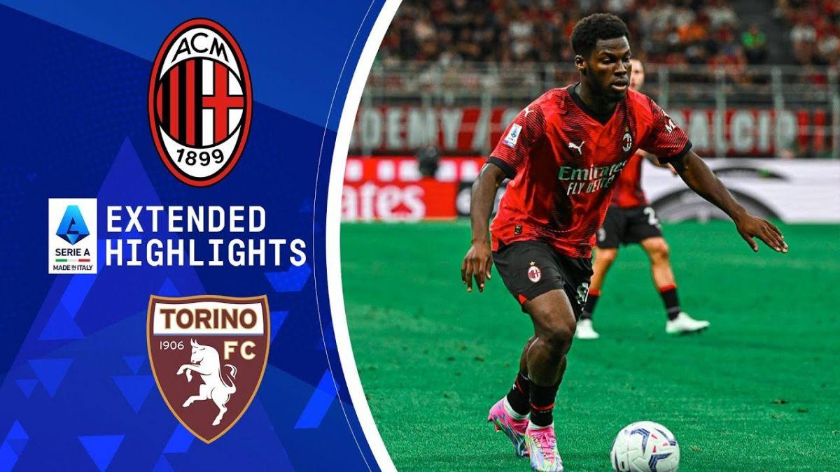 خلاصه بازی میلان 4-1 تورینو