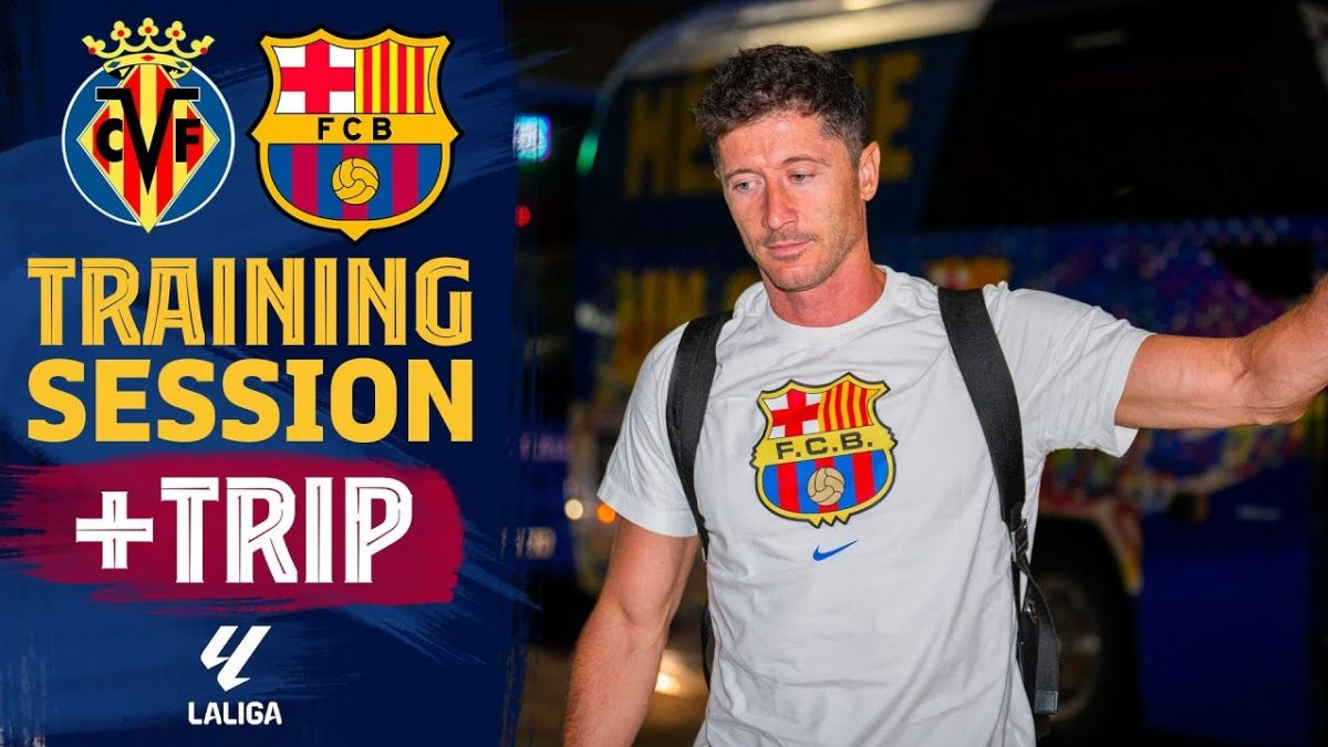 تمرین بارسلونا و سفر بازیکنان به ویارئال برای تقابل با این تیم در هفته سوم لالیگا