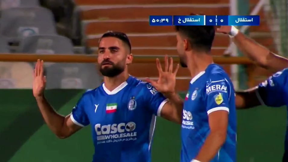 گل اول استقلال به استقلال خوزستان (مهرداد محمدی)