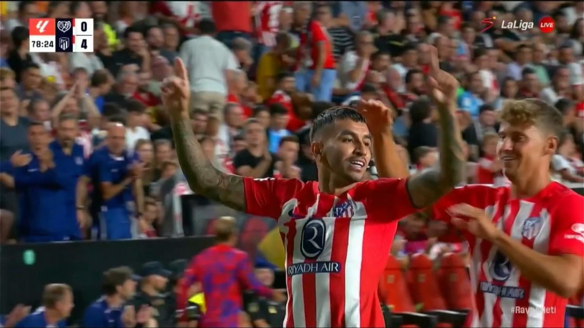 گل پنجم اتلتیکو مادرید به رایووایکانو (چیپ زیبای کوره آ)