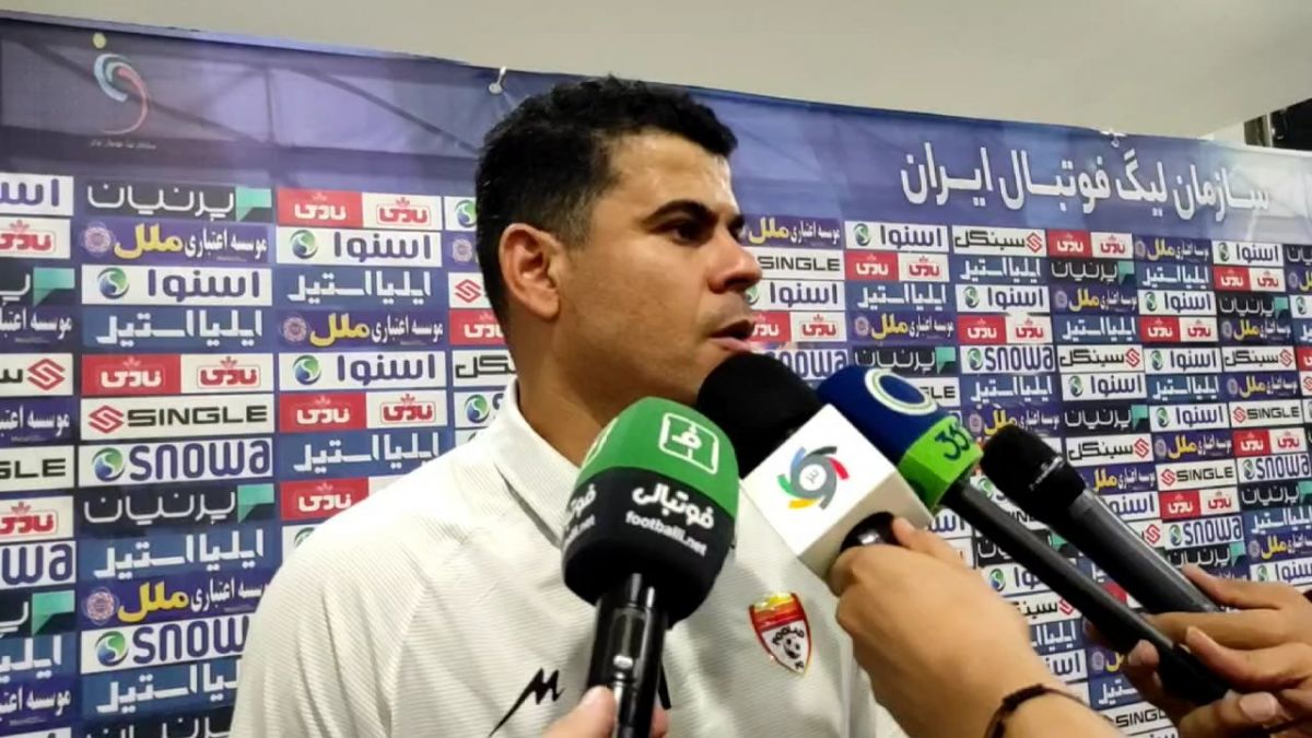 اختصاصی/ صحبت های آل نعمه مربی فولاد در پایان بازی با پرسپولیس