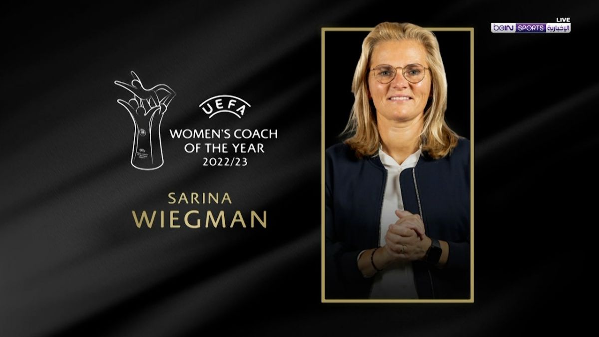 سارینا ویگمن سرمربی برتر سال زنان از نگاه یوفا در فصل 23-2022