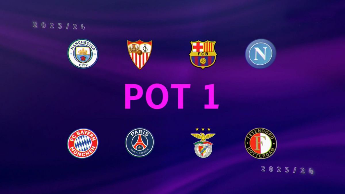 معرفی تیم های سید یک لیگ قهرمانان اروپا برای قرعه کشی فصل 24-2023