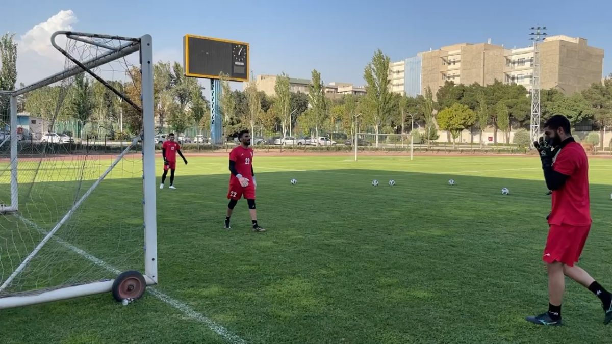 اختصاصی/ تمرین دروازه بانان تیم ملی امید (10 شهریور)