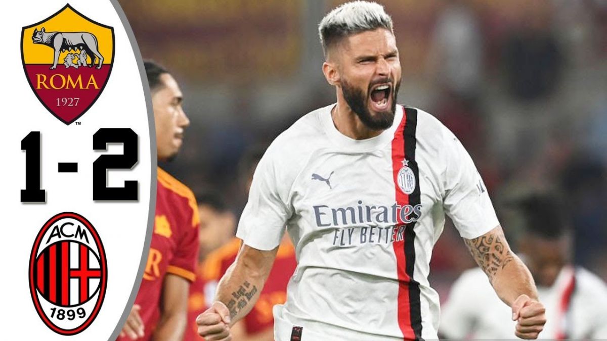 خلاصه بازی رم 1-2 میلان