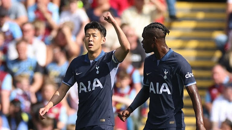 گل اول تاتنهام به برنلی (چیپ سون هیونگ مین)