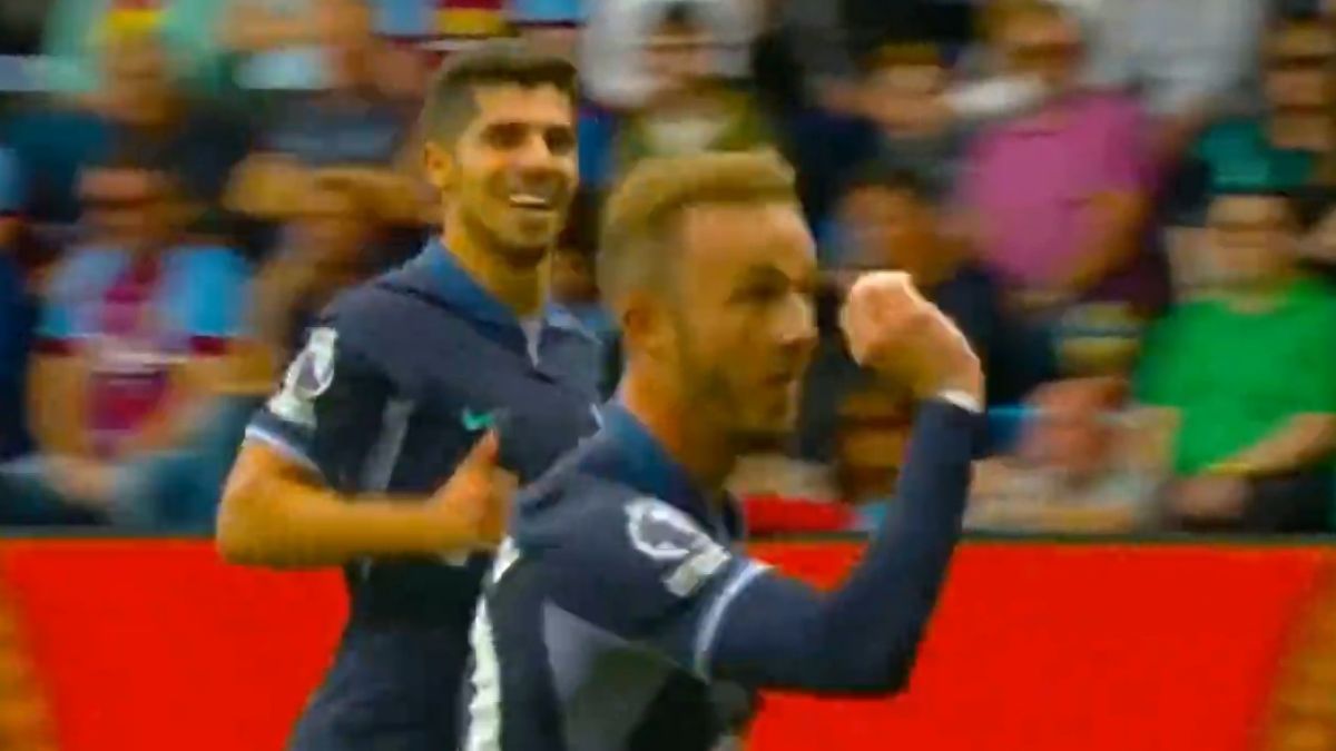 گل سوم تاتنهام به برنلی (مدیسون)