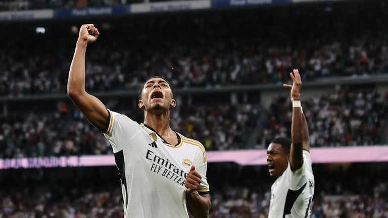 گل دوم رئال مادرید به ختافه (بلینگام دقیقه 95)