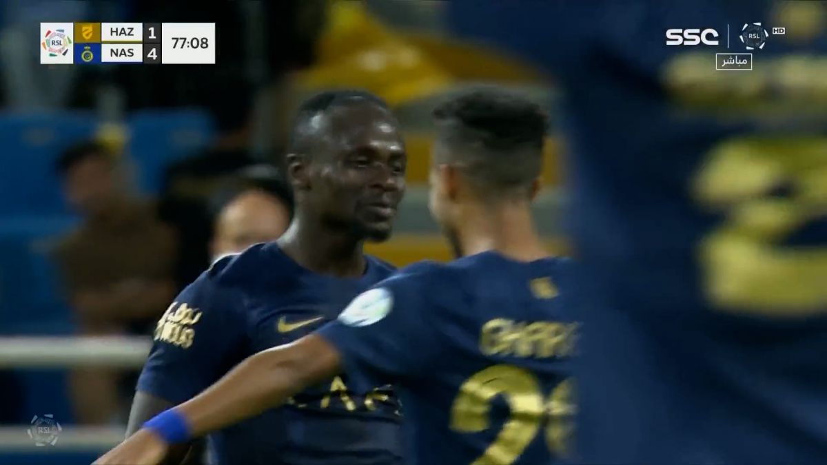 گل پنجم النصر به الحزم (سادیو مانه)