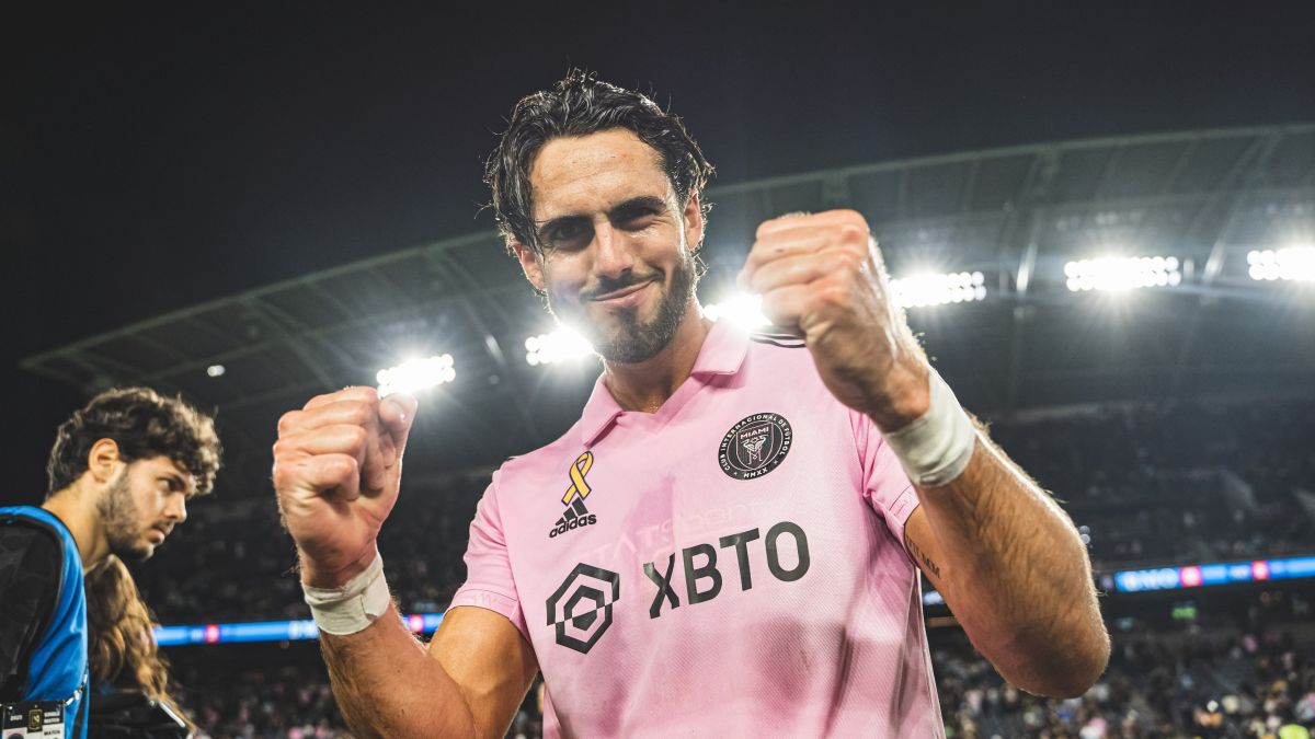 گل سوم اینتر میامی به لس آنجلس اف سی (کامپانا - پاس گل مسی)