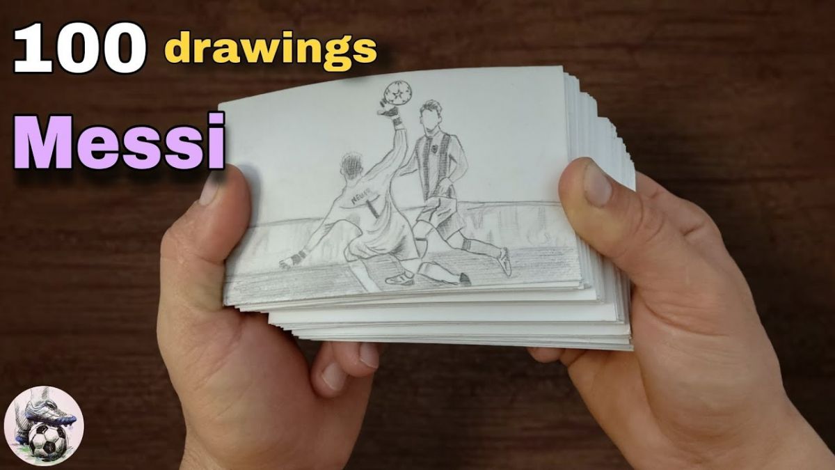 نقاشی متحرک زیبا از گل مسی به بایرن مونیخ