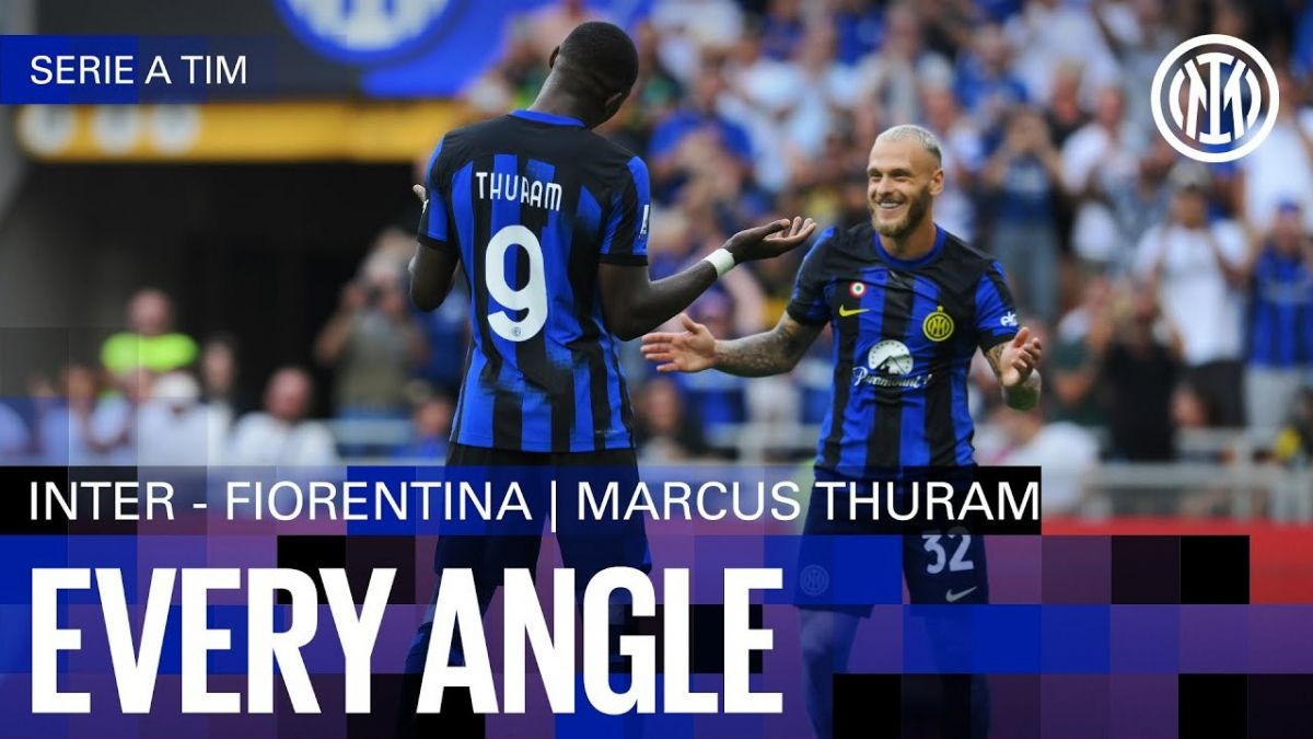 گل تورام برای اینتر مقابل فیورنتینا از تمام زوایا