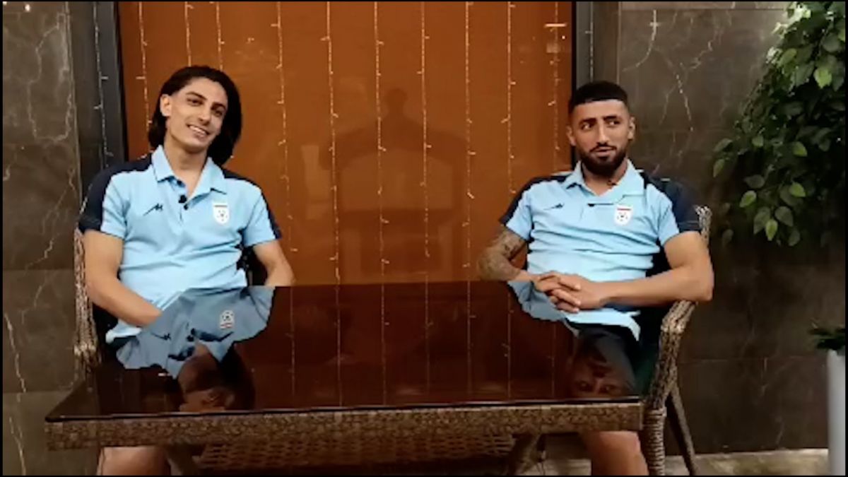 صحبت های الهیار صیادمنش و محمد جواد حسین نژاد بازیکنان تیم امید ایران