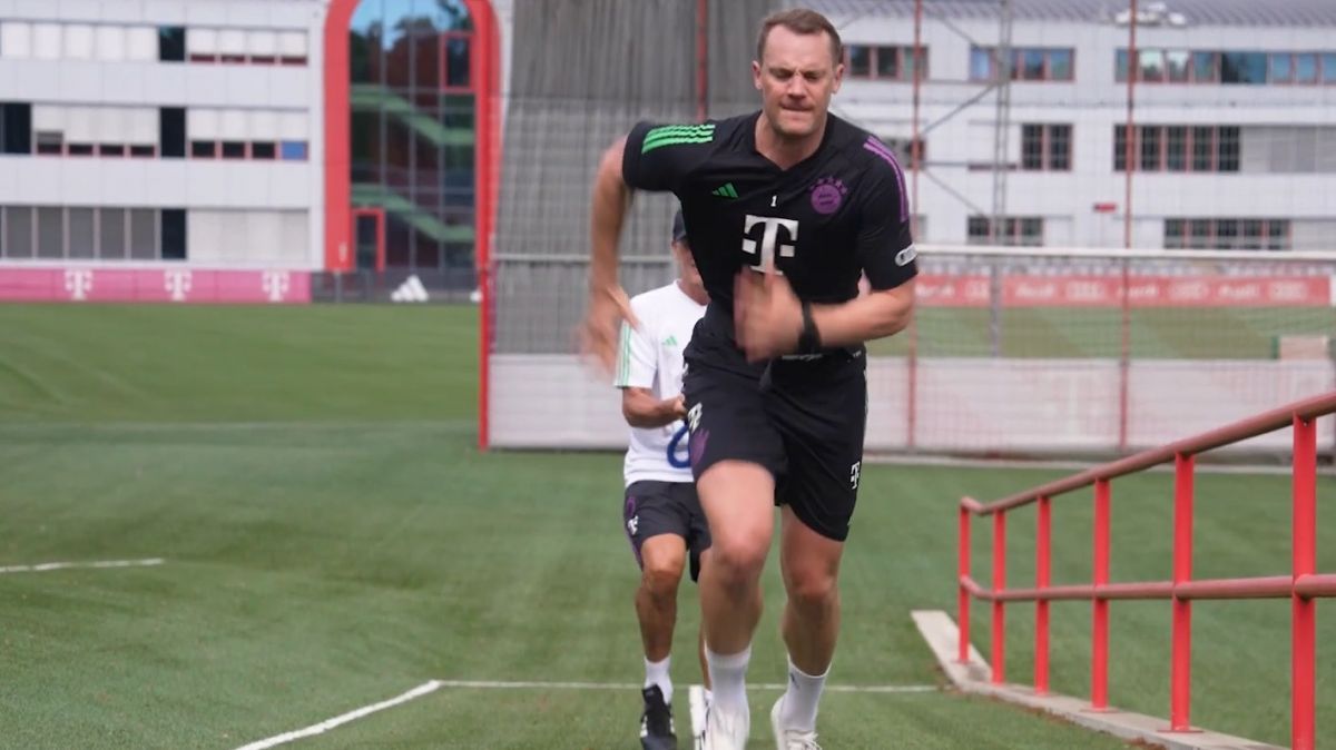 چکیده ای از تمرینات سخت ولی تماشایی تیم بایرن مونیخ با حضور ستاره جدیدشان "هری کین"