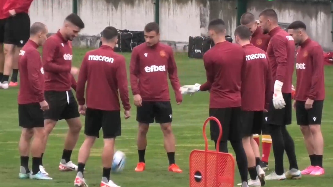 آخرین تمرین تیم ملی بلغارستان برای تقابل با ایران در دیداری دوستانه