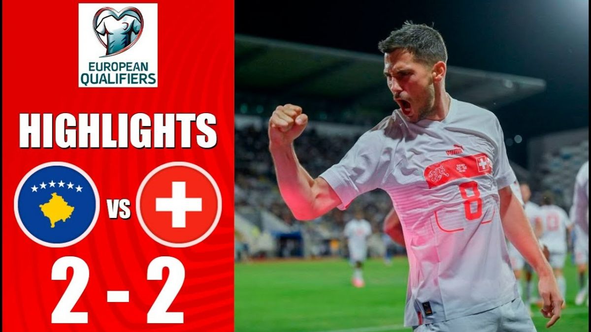 خلاصه بازی کوزوو 2-2 سوئیس (تساوی ثانیه پایانی کوزوو)