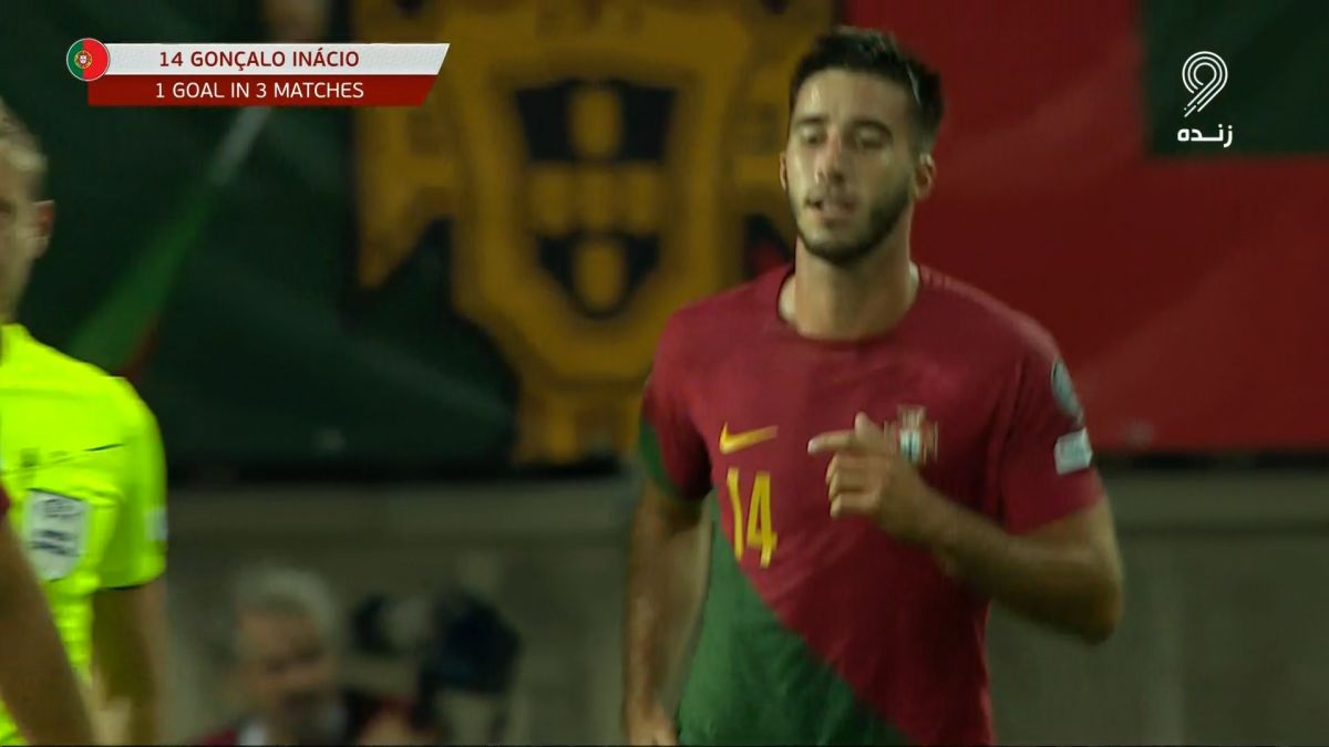 گل اول پرتغال به لوکزامبورگ (ایناسیو)