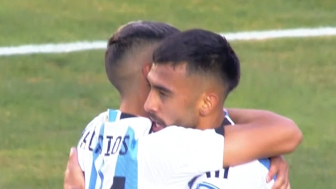 گل سوم آرزانتین به بولیوی (نیکولاس گونزالس)