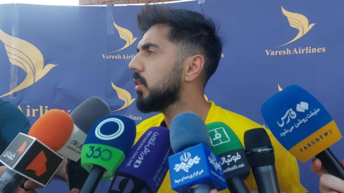 اختصاصی/ گفت و گو با مهرداد عبدی در حاشیه تمرین امروز نساجی
