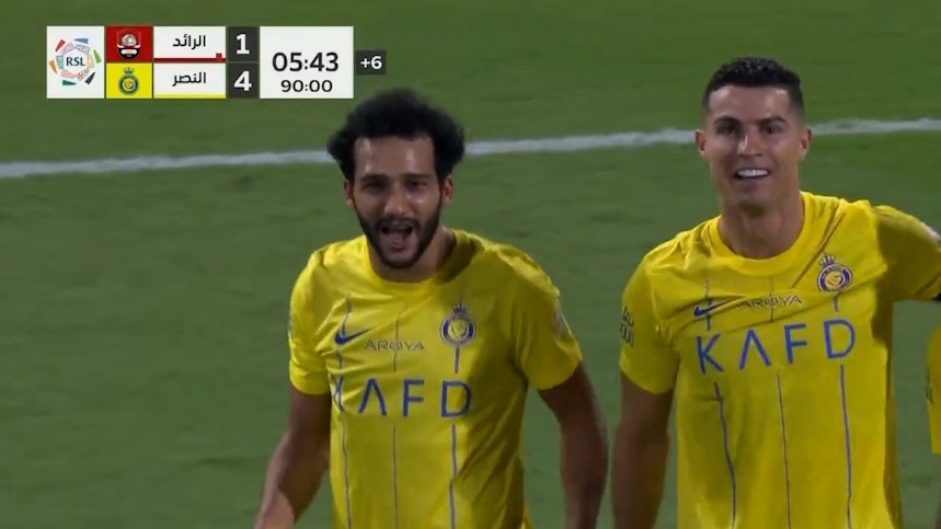 گل مردود کریستیانو رونالدو مقابل الرائد
