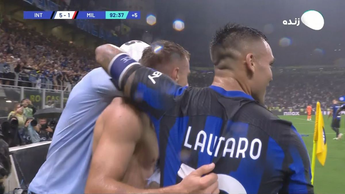 گل پنجم اینتر به میلان (فراتسی)