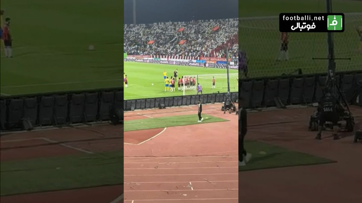 شلیک سهمگین کریس رونالدو به سر تصویربردار!