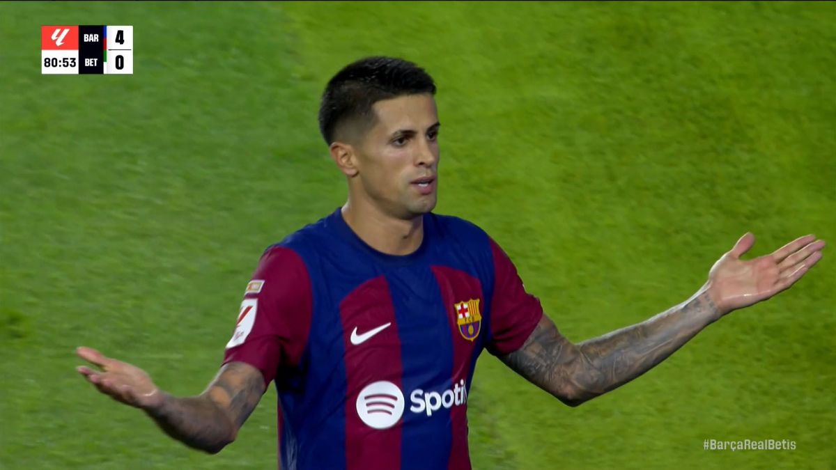 گل پنجم بارسلونا به رئال بتیس (ژائو کانسلو)