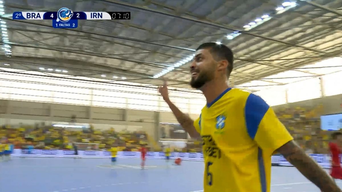 گل چهارم برزیل به ایران (ماتیوس)