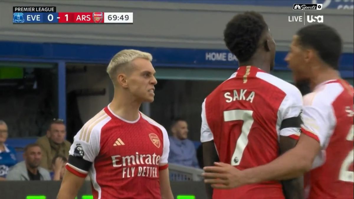 گل اول آرسنال به اورتون (تروسار)