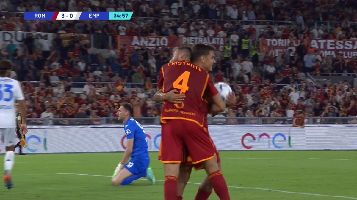 گل سوم رم به امپولی (گل به خودی گراسی)