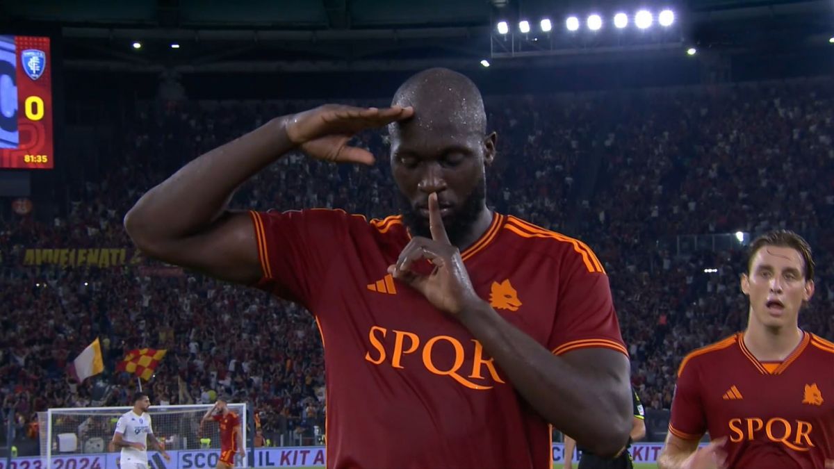 گل ششم رم به امپولی (روملو لوکاکو)