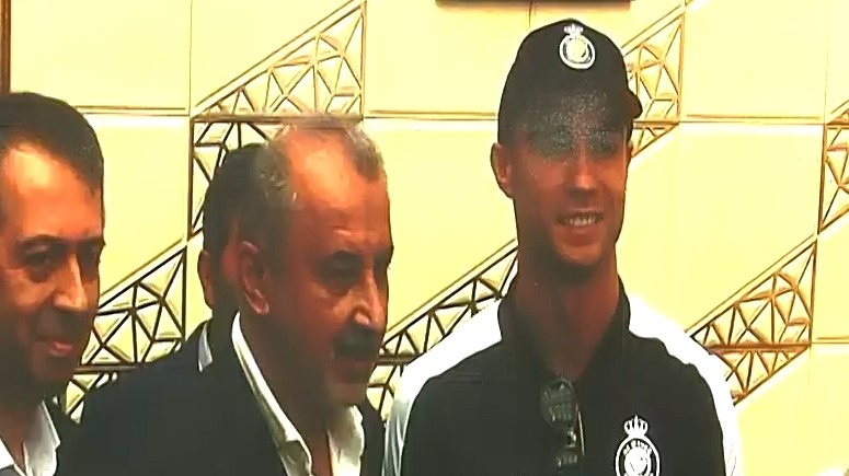 دیدار درویش مدیرعامل پرسپولیس با کریستیانو رونالدو در فرودگاه امام خمینی