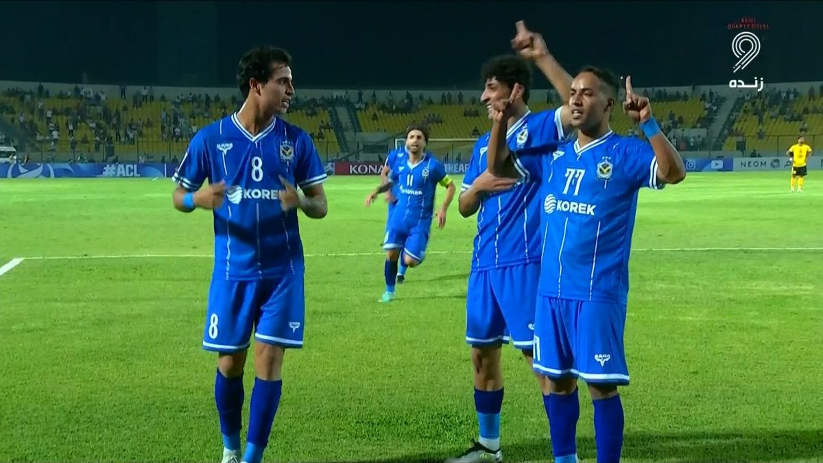 گل اول نیروی هوایی عراق به سپاهان (علی جاسم)