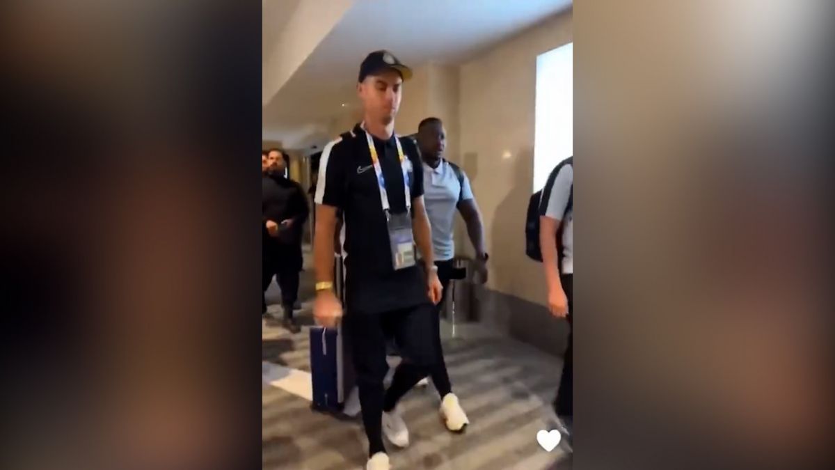 ورود کریس رونالدو و اعضای کاروان النصر به استادیوم آزادی