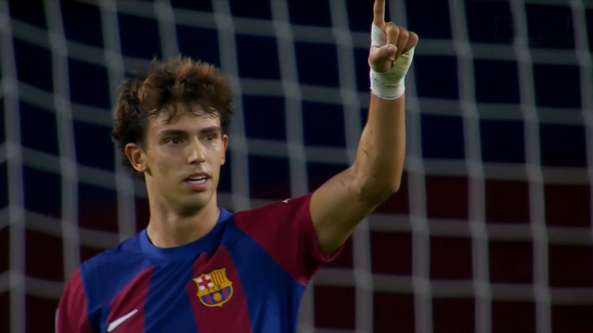 گل اول بارسلونا به آنتورپ (ژائو فلیکس)