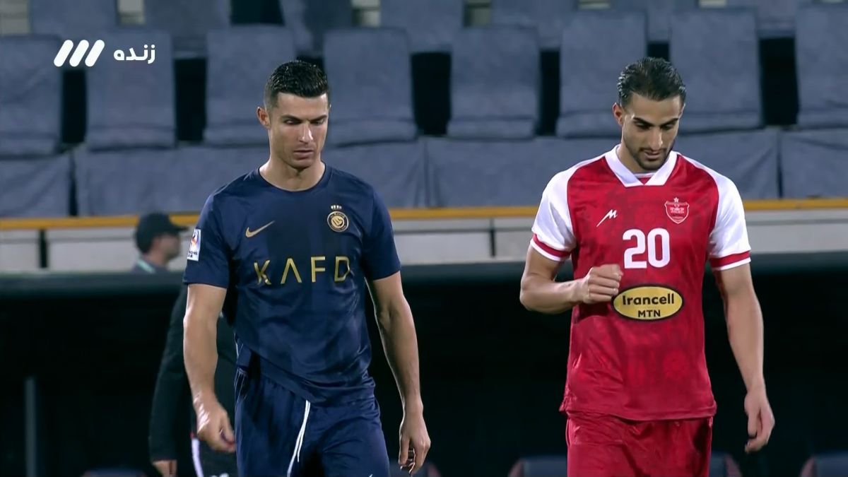 درخواست پیراهن توسط شهاب زاهدی از رونالدو که به نظر رد شد!