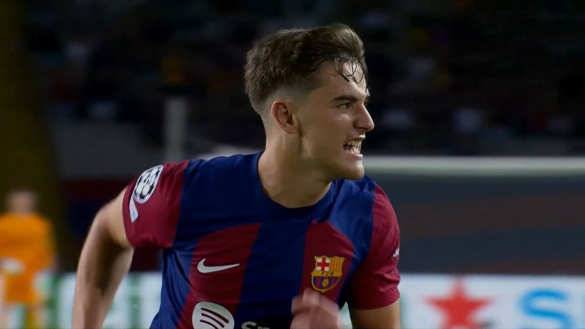 گل چهارم بارسلونا به آنتورپ (گاوی)