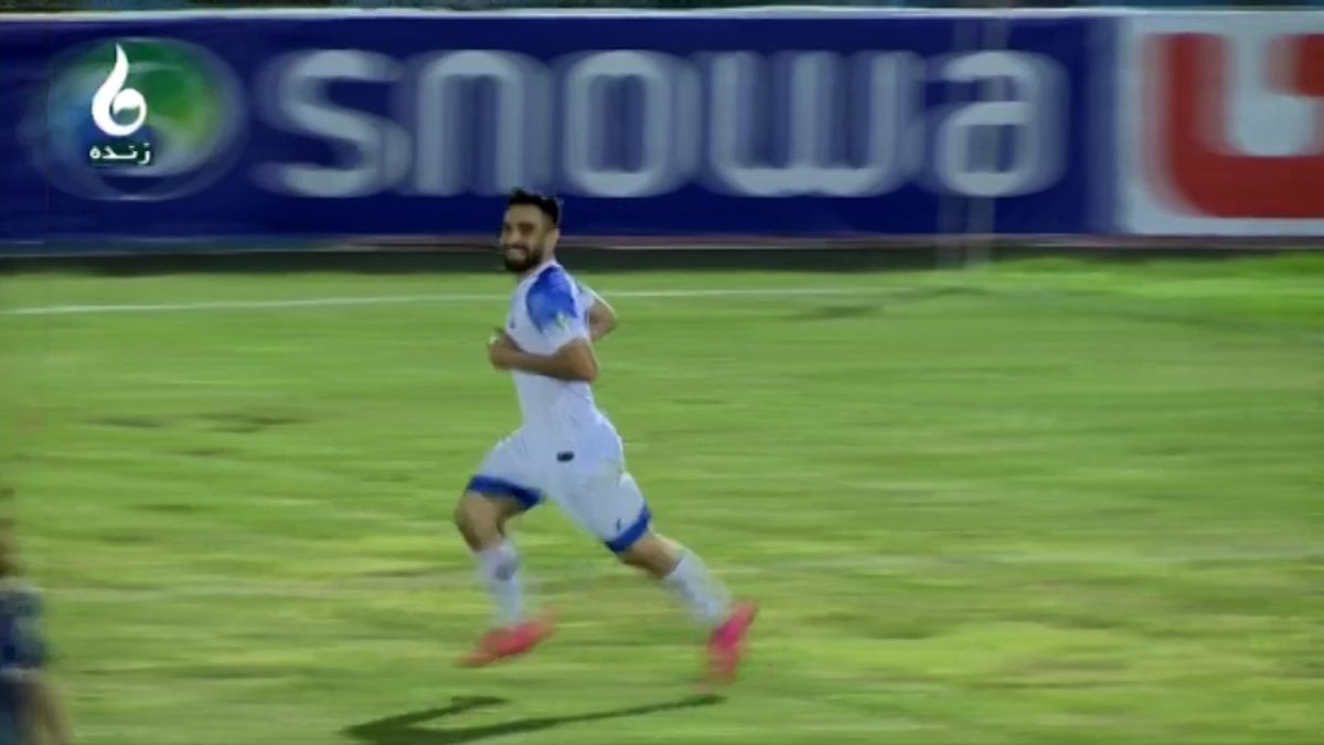 گل دوم ملوان به پیکان (رضا جعفری)