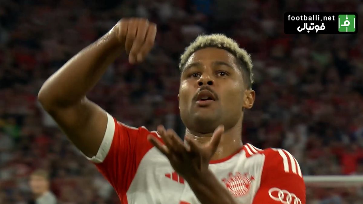 گل دوم بایرن مونیخ به منچستریونایتد (گنابری)