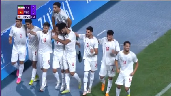 گل اول امید ایران به امید ویتنام (ارسلان مطهری)