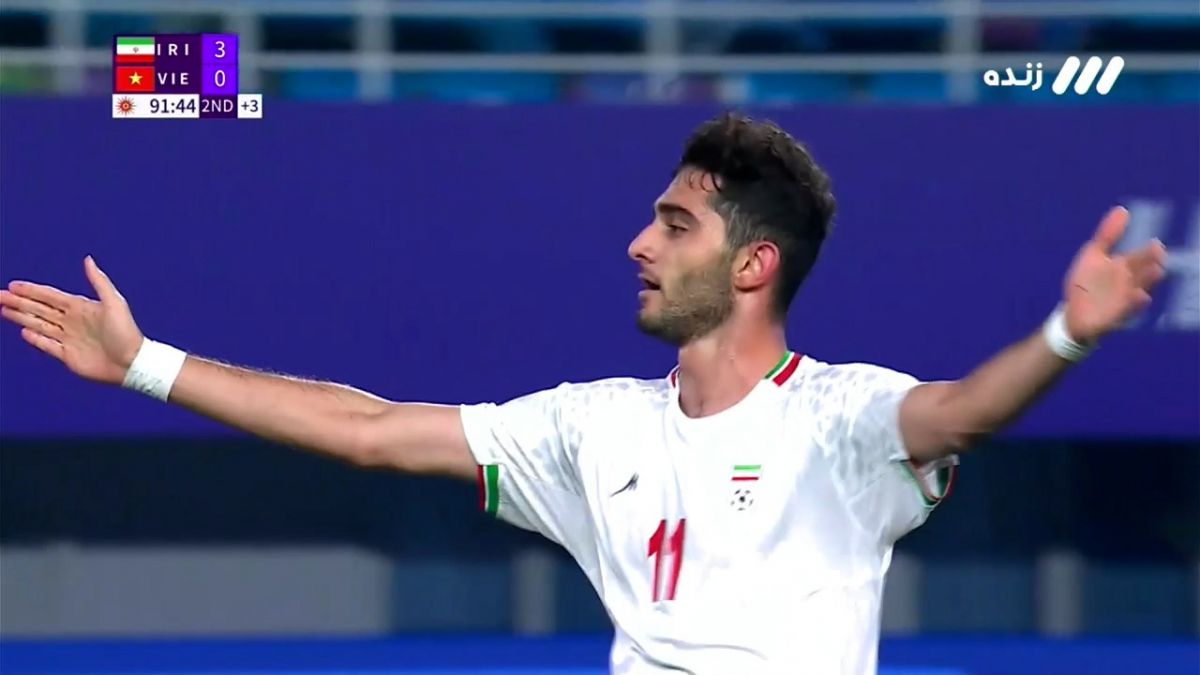 گل چهارم امید ایران به امید ویتنام (آریا برزگر)