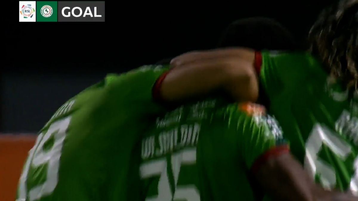 گل اول الاتفاق به الطائی (گل زیبای واینالدوم)