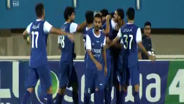 گل اول استقلال خوزستان به ذوب آهن (محمد طیبی)