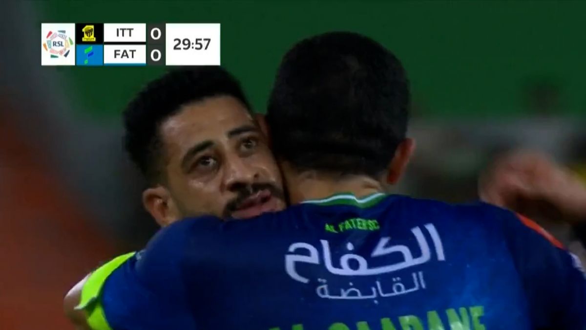 گل اول الفتح عربستان به الاتحاد (سادانه)