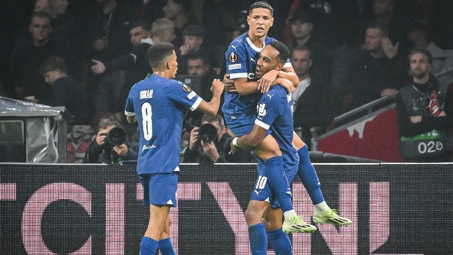 خلاصه بازی مارسی 3-3 آژاکس (دبل اوبامیانگ)