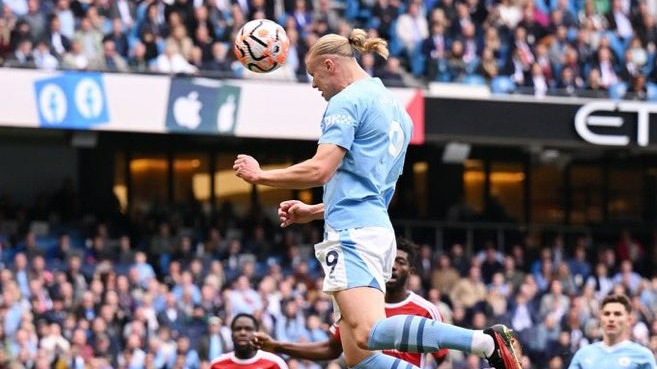 گل دوم منچسترسیتی به ناتینگهام فارست (هالند)