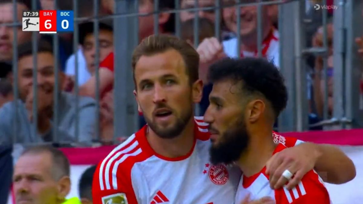 گل هفتم بایرن مونیخ به بوخوم (هت تریک هری کین)