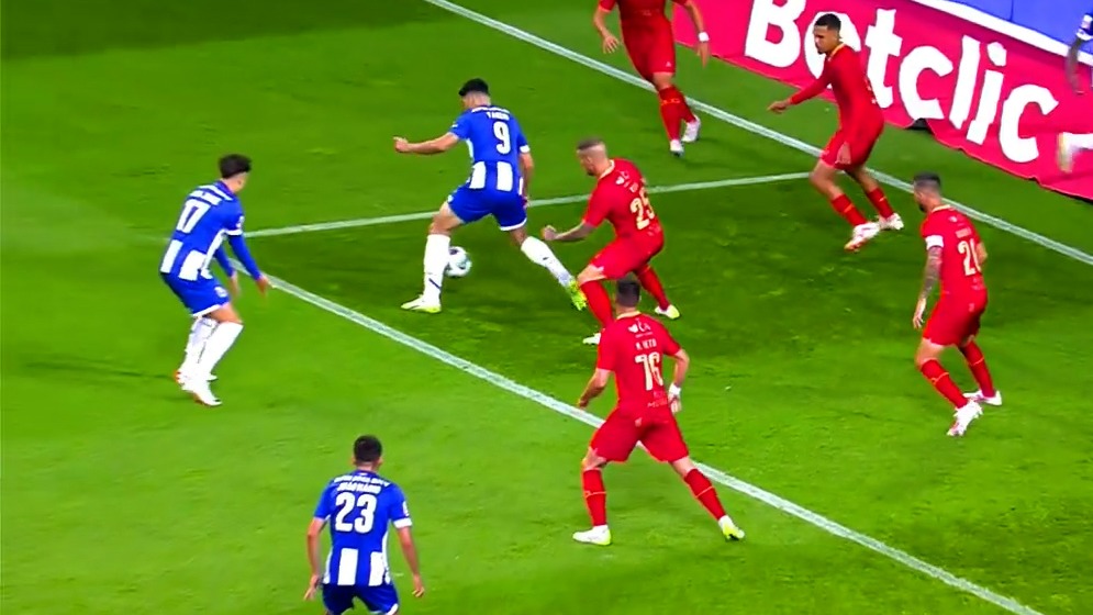 گل اول پورتو به ژیل ویسنته (پاس گل فوق العاده مهدی طارمی)